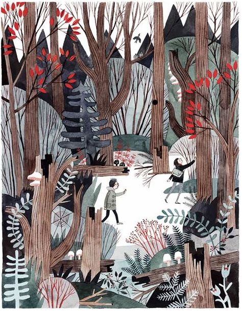 Carson Ellis, illustrator // “We are the inheritors of a wonderful world, a beautiful world, full of life and mystery, goodness and pain.” ― Colin Meloy, Wildwood Carson Ellis, Collage Kunst, Animal Illustrations, Art And Illustration, Illustrations And Posters, Childrens Illustrations, Children's Book Illustration, Book Illustration, Children Illustration