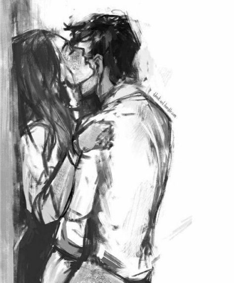 Blvnk Art, Romance Arte, Harry Ginny, Harry Potter Art Drawings, Memes Harry Potter, Romantic Drawing, Harry And Ginny, Image Couple, Couple Sketch