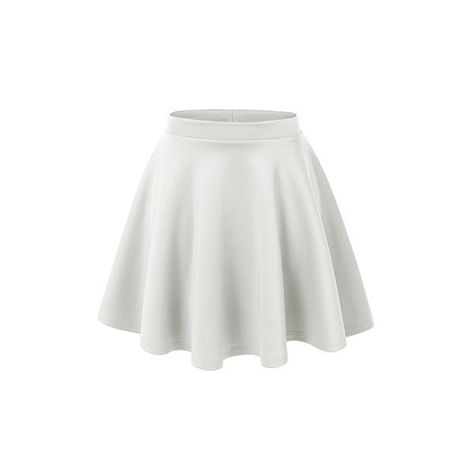 Amazon.com: White Skater Skirt ❤ liked on Polyvore featuring skirts, white skirt, white circle skirt, white skater skirt, white flared skirt and white knee length skirt Dress Etiquette, Goth Stuff, White Skater Skirt, Flared Skater Skirt, Dr Marvel, Rok Mini, Mini Skater Skirt, Flared Mini Skirt, Stretchy Skirt