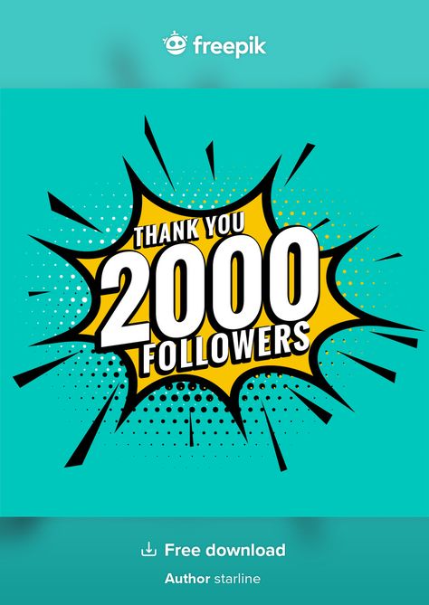 2000 social media followers, thank you p... | Free Vector #Freepik #freevector #facebook #social-media #cartoon #instagram Thank You Poster, 2000 Followers, Fancy Hands, Arsenal Players, Black Background Images, Birthday Party Hats, Social Media Followers, Happy Birthday Greeting Card, Comic Style