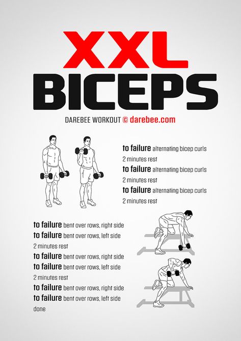 Men Workouts, Biceps Workout At Home, Big Arm Workout, Big Biceps Workout, John Bernthal, Bigger Biceps, Workout Men, Bicep Workout, Gym Workout Planner