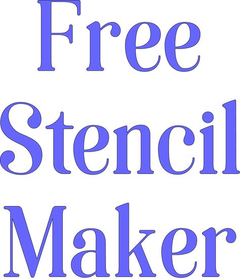 "Free Stencil Maker" stencil. Print, customize, or make your own free at RapidResizer.com #stencils #RapidResizer Stencil Maker Free Printable, Free Printable Stencils Templates, Number Stencils Printables Free, Free Letter Stencils, Kombinasi Font, Free Stencils Printables Templates, Cool Fonts Alphabet, Free Cursive Fonts, Letter Stencils Printables