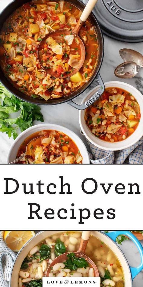 Best Dutch Oven Recipes, Dutch Oven Soup Recipes, Easy Dutch Oven Recipes, Dutch Oven Soup, Staub Dutch Oven, Dutch Oven Recipes Cast Iron, Easy Winter Recipes, Best Dutch Oven, Dutch Oven Cooking