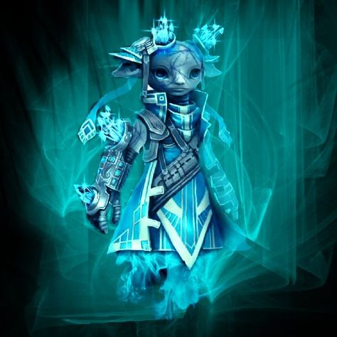 Asuran - Divinity Edge Guild Wars 2 Asura, Ice Theme, Atomic Blonde, Guild Wars 2, The Guild, Guild Wars, Hand Logo, Character Ideas, Fantasy Inspiration