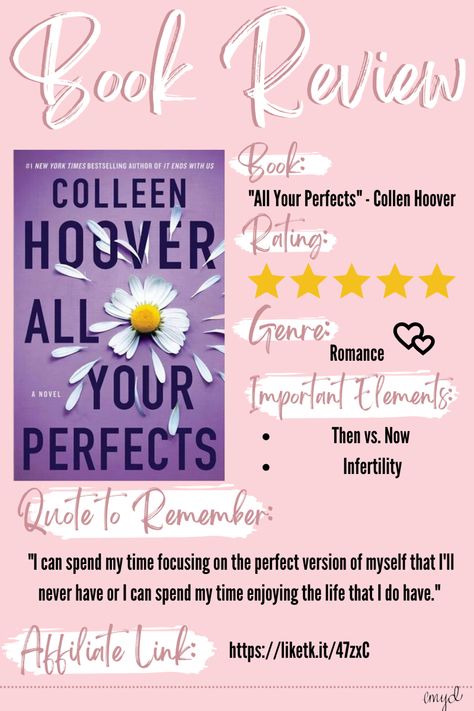 All You Perfects Colleen Hoover, All Ur Perfects, All Your Perfects Colleen Hoover Quotes, All Your Perfects Colleen Hoover Book, Colleen Hoover Book Review, All Your Perfects Colleen Hoover, Colleen Hoover Quotes, Colleen Hoover Book, It Starts With Us