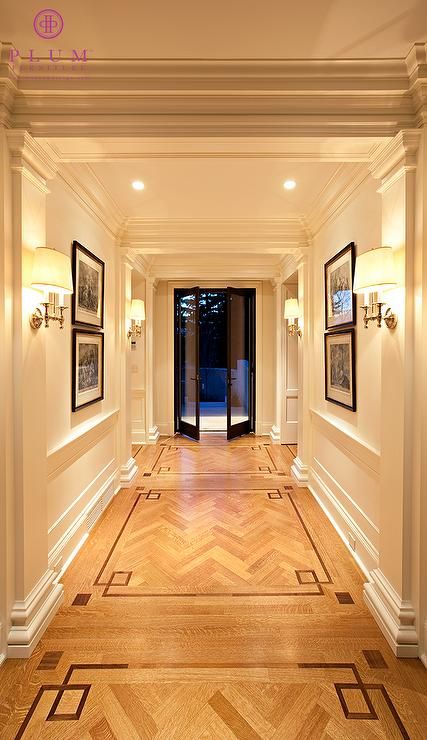 Flooring Herringbone, Herringbone Hardwood Floors, Entryway Tile, Herringbone Wood Floor, Herringbone Wood, Hallway Design, Hallway Designs, Entrance Foyer, Wood Patio