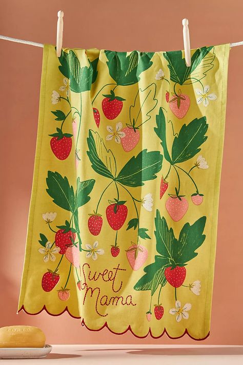 Anthropologie Kitchen, Towel Colors, Deco Furniture, Smart Living, Kitchen Collection, Kitchen Tea, Dish Towels, Tea Towel, The Sweet