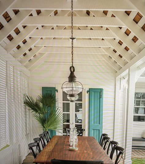 Bahamas House, Cracker House, Island Cottage, Colonial Cottage, Florida Cottage, British Colonial Style, Harbour Island, Island House, Built In Bench