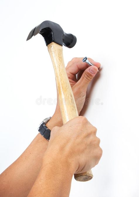 Renovation. Nailing. A man with a hammer and nail. Renovation , #spon, #Nailing, #Renovation, #man, #nail, #hammer #ad Leg References, Hammer And Nail, Leg Reference, Hand References, Art Photography Portrait, Hand Images, Hand Reference, Man Images, Anatomy Reference