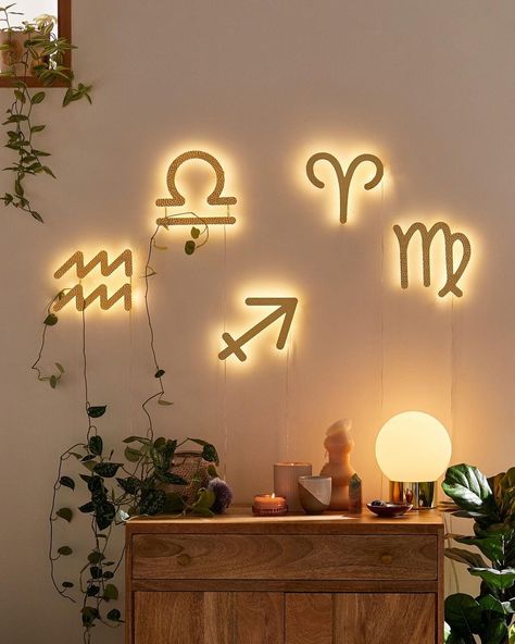 Urban Outfitters on Instagram: “Find your birthday twin in the comments 👀” Gaming Bed, Light Up Signs, Hippie Decor, Hammered Metal, Led Grow Lights, Led Sign, Bathroom Signs, Trendy Decor, Inspiration Wall