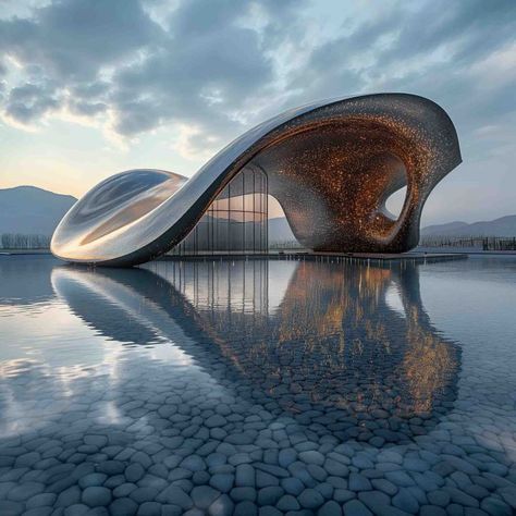 Pavilion Building Concept 4486 Biomimicry Architecture, Water Pavilion, Glass Pavilion, Semester 2, Pavilion Design, Parametric Architecture, Building Concept, Toilet Room, Weekly Newsletter