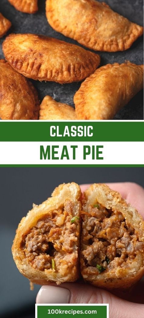 This hot, fragrant meat pie has crispy edges and a juicy filling. Australian Meat Pie, Pie Ideas, Beef Casseroles, Hand Pies Savory, Meat Pie Recipe, Savory Pies Recipes, Beef Pies, Pies Recipes, Hand Pie Recipes