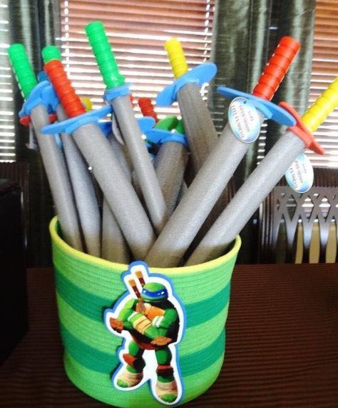 Diy Ninja Turtle Party, Ninja Turtle Birthday Decorations, Turtle Birthday Decorations, Turtles Birthday Party Ideas, Ninja Turtles Birthday Party Ideas, Teenage Mutant Ninja Turtles Birthday, Ninja Turtle Theme, Ninja Turtles Birthday, Mutant Ninja Turtles Party