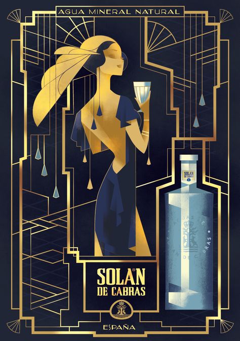 Mads Berg | Illustrator | Central Illustration Agency Art Deco Posters Illustrations, Art Deco Desen, Mads Berg, Pinturas Art Deco, Arte Art Deco, Auto Illustration, Classic Posters, Art Deco Illustrations, Affiches D'art Déco