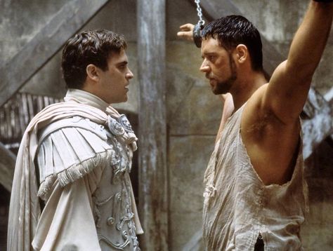 Russell Crowe Gladiator, Rome Gladiator, Gladiator Maximus, History Movies, Gladiator 2000, Gladiator Movie, Face Everything And Rise, Richard Harris, Ron Howard