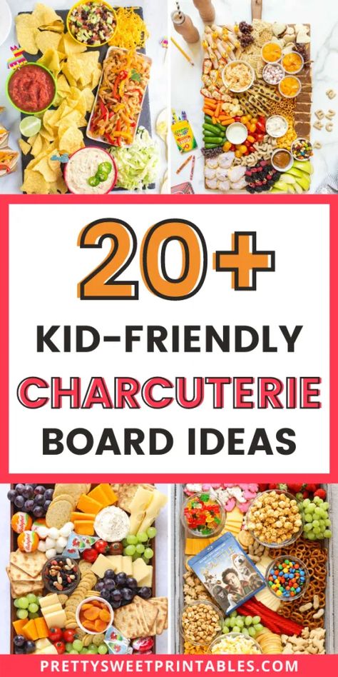 21 Kid-Friendly Charcuterie Boards You Need to Make - Pretty Sweet Printables Charcuterie Boards For Kids, Kid Friendly Charcuterie Board, The Best Charcuterie Board, Best Charcuterie Board, Kid Friendly Appetizers, Baby Lunch, Charcuterie Board Ideas, Appetizers For Kids, Toddler Recipes