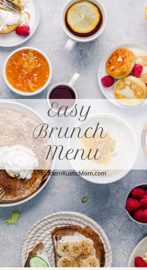 Easy Brunch Menu, Friendsgiving Brunch, Brunch Party Menu, Galentines Brunch, Friends Activity, Make Ahead Brunch Recipes, Thanksgiving Tips, Easter Brunch Menu, Make Ahead Brunch