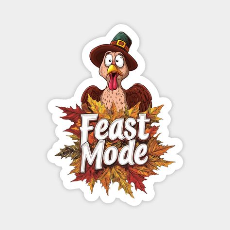 Get ready to gobble up some laughs with our "Feast Mode" design! This hilarious creation features a comically worried turkey, eyes wide and feathers ruffled, clearly panicking as it prepares for the ultimate Thanksgiving feast. Perfect for those who love to celebrate the holiday with a side of humor, this item is ideal for family gatherings, potlucks, or just lounging around in a food coma. Made from soft, high-quality fabric, it’s not only a great conversation starter but also super comfy for … Feast Mode, Shirt Sticker, Food Coma, Thanksgiving Feast, Thanksgiving Shirt, Mode Design, Great Conversation Starters, Thanksgiving Shirts, Family Gatherings