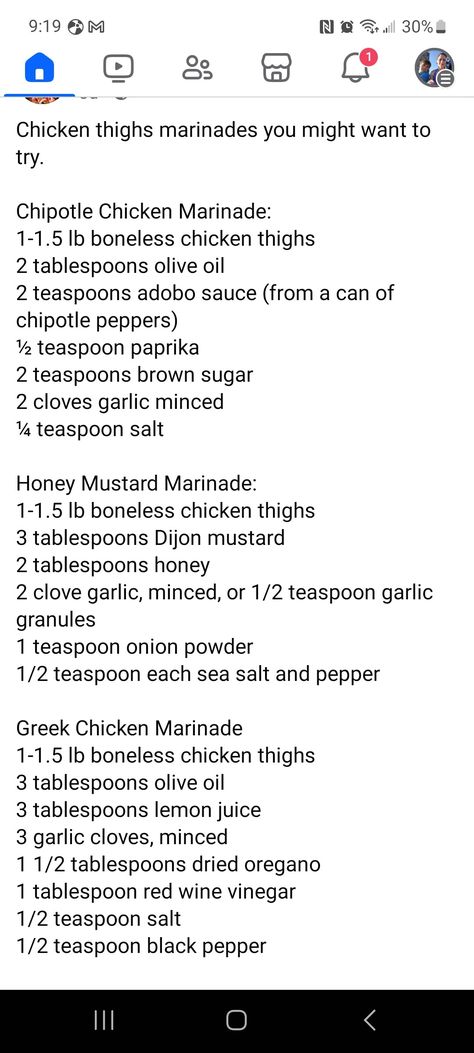 Chicken marinade 1 Quick Chicken Marinade Recipes, Easy Chicken Marinade Oven, Chicken Injection Marinade, Chicken Marinade Recipes Easy, Quick Chicken Marinade, Mexican Marinade, Chipotle Chicken Marinade, Honey Mustard Marinade, Chicken Thigh Marinade