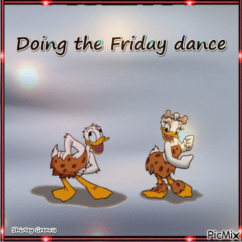 Friday dance Happy Friday Gif, Happy Friday Dance, Happy Friday Pictures, Friday Gif, Weekend Messages, Friday Yay, Cartoon Dance, Friday Dance, Tgif Funny