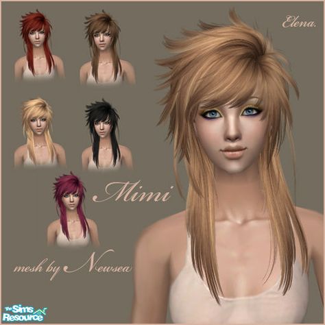 Enjoy!  Found in TSR Category 'Sims 2 Hair Sets' Sims 4 Vkei Hair, Sims Cc Scene Hair, Sims 4 Cc Hair Scene, Sims Emo Hair, Emo Hair Cc Sims 4, The Sims 4 Cc Vkei, Sims 4 2000s Hair, Sims 4 Cc Hair Sets, Scenecore Sims 4 Cc