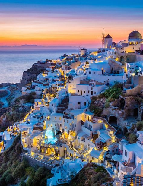 Oia: Santorini, Greece Santorini Sunset, Destination Voyage, Dream Travel Destinations, Santorini Greece, Beautiful Places In The World, Beautiful Places To Travel, Travel Aesthetic, Most Beautiful Places, Vacation Spots