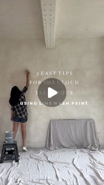 Lime Wash Technique, Limewash Tv Wall, How To Limewash Interior Walls, Limewash Feature Wall, Lime Wash Colors, White Limewash Walls, How To Lime Wash Walls, Lime Wash Living Room, Lime Wash Accent Wall