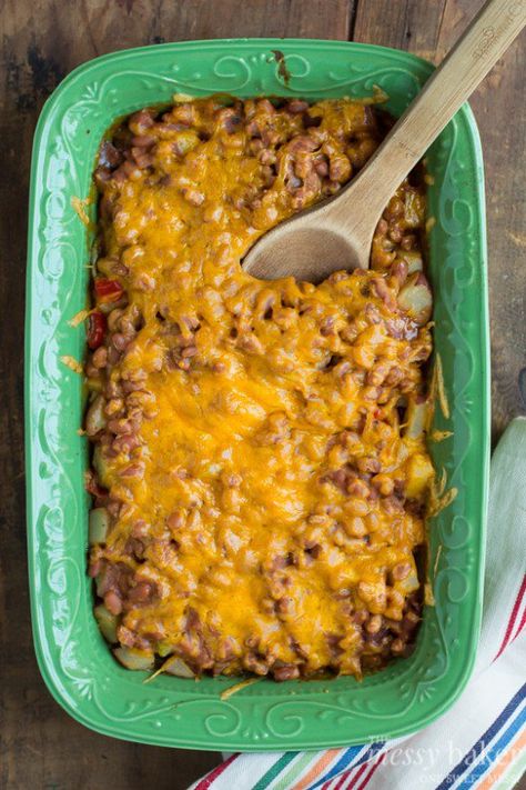 Leftover Baked Beans, Baked Bean Casserole, Cowboy Baked Beans, Potato Baked, Favorite Chili Recipe, Cowboy Beans, Baked Bean Recipes, Loaded Baked Potato, Burritos Recipe