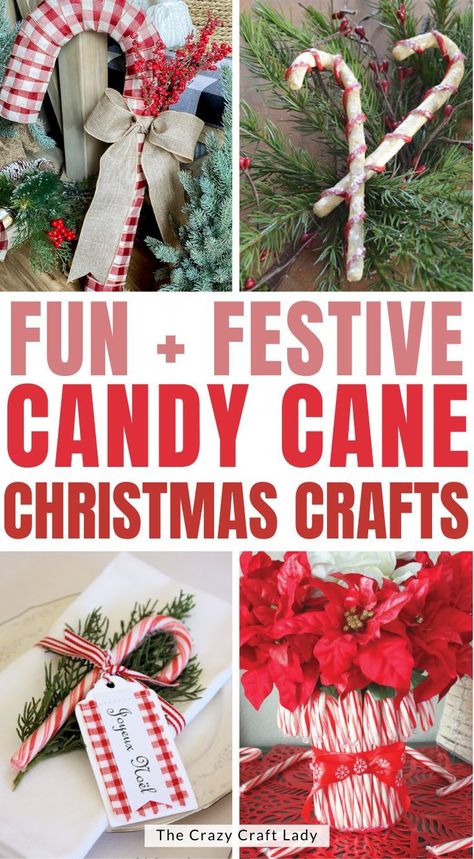 Fun and Festive Candy Cane Christmas Crafts