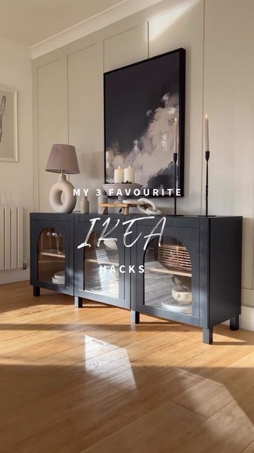 Kate | Interior Design & Home Decor on Instagram: "My 3 Favourite IKEA Hacks 🫶 1) Kallax Hack 2) Eket Hack 3) Besta Hack Which one is your favourite? #ikeahack #ikeafinds #ikeahack #ikeahackers #furnituremakeover #ikeabesta #ikeaeket #ikeakallax" Besta Hack, Ikea Uk, Kallax Hack, Billy Bookcases, Ikea Finds, Easy Ikea Hack, Ikea Living Room, Ikea Billy Bookcase, Ikea Billy