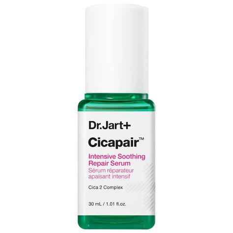 Cicapair Sensitive Skin Serum for Redness and Barrier Repair - Dr. Jart+ | Sephora Serum For Redness, Sensitive Skin Serum, Dr Jart Cicapair, Oils For Scars, Dr Jart, Wrinkle Serum, Peptide Serum, Eyelash Serum, Oil Skin Care