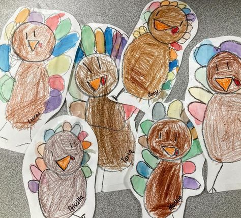 Tricia Dougherty (@mrs.doughertys.kinder.world) • Instagram photos and videos Thanksgiving Directed Drawing For Kids, Turkey Directed Drawing For Kids, Directed Drawing Turkey, Directed Drawing For Kids, Prek Thanksgiving, Directed Drawing Kindergarten, Turkey Drawing, November Crafts, Directed Drawing