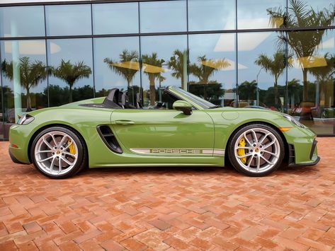 2021 Porsche 718 Boxster Spyder Paint to Sample | PCARMARKET Boxster 718, 718 Spyder, Porsche Dealership, Porsche 987, Porsche Boxter, Porsche Colors, Boxster Spyder, Achtung Baby, 718 Boxster