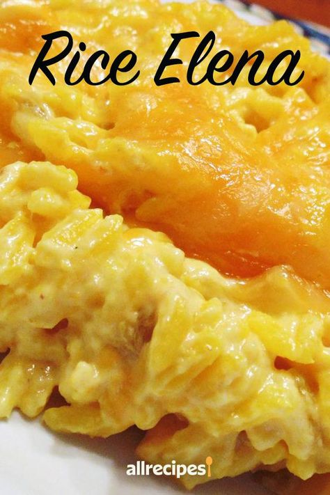 Cheesy Rice Recipes, Rice Recipes Side, Rice Dishes Recipes, Rice Side Dish Recipes, Cheesy Rice, Chile Peppers, Rice Side, Baked Rice, Rice Side Dishes