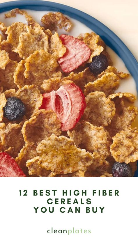 Cereal doesn't have to be devoid of nutrients -- and high-fiber cereals no longer taste like cardboard. Here are 12 great choices, all with at least 5 grams of fiber per serving. Low Carb Cereal, High Fiber Low Carb, High Fiber Cereal, Fiber Cereal, Bran Cereal, Whole Grain Cereals, Peanut Butter Honey, Healthy Products, No Sugar Foods