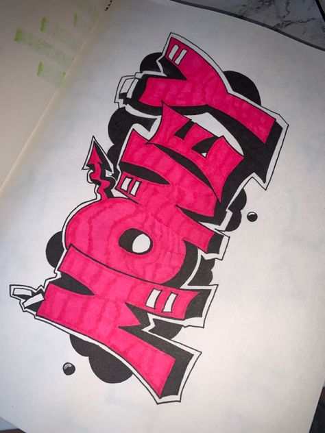 Grafitis Ideas, Tatuaje Hello Kitty, Graffiti Books, Images Pop Art, Alphabet Graffiti, Easy Graffiti, Easy Graffiti Drawings, Graffiti Art Letters, Graffiti Words