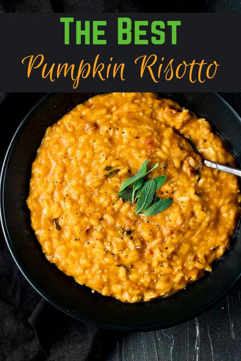 Pumpkin Healthy, Roasted Pepitas, Pumpkin Risotto Recipes, Pumpkin Recipes Dinner, Cleaning Eating, Risotto Recipes Easy, Risotto Dishes, Pumpkin Risotto, Pumpkin Recipes Easy