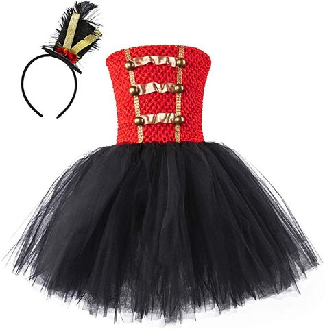 Dresses For Birthday Party, Dresses For Birthday, Drum Majorette, Cosplay Dresses, Circus Ringmaster, Christmas Tutu Dress, Ringmaster Costume, Girls Christmas Party, Nutcracker Costumes