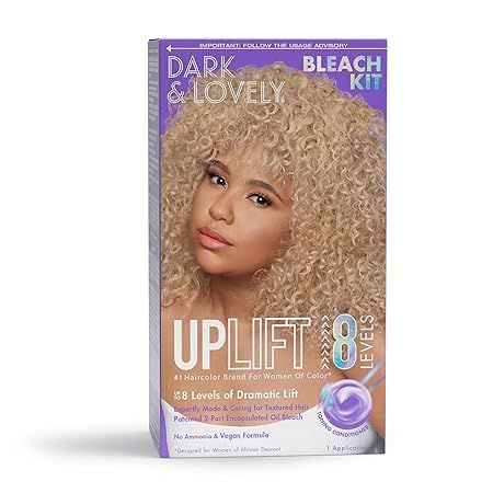 Amazon.com: SoftSheen-Carson Interbeauty Dark and Lovely® Uplift Hair Bleaching Kit for Dark Hair, Bleach Blonde Hair Dye Kit includes Hair Bleach Powder, Cream Developer and Hair Toner Bleach Blonde 1 kit : Beauty & Personal Care Blonde Hair Dye, Dark And Lovely, Hair Bleaching, Bleach And Tone, Hair Bleach, Hair Color Pictures, Bleach Blonde Hair, Bold Hair Color, Hair Toner