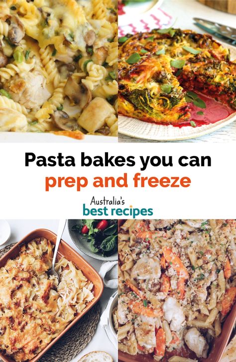 Sour Cream Pasta, Pasta Bake Recipes, Bake Pasta, Reheat Pasta, Pasta Bakes, Pasta Bake Easy, Frozen Pasta, Ricotta Recipes, Freezer Meal Prep