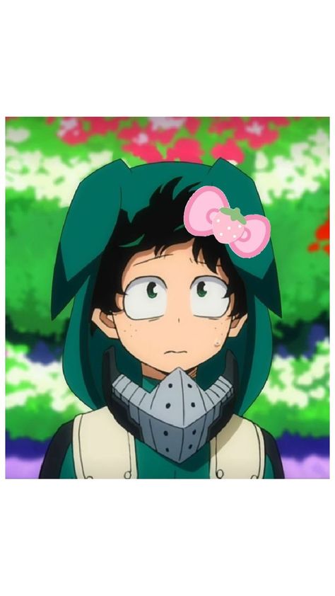 🎀cute Deku with bow🎀 Deku Cute, Cute Deku, Izuku Midoriya