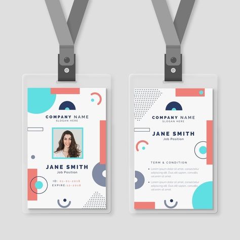 Student Card Design, Id Card Template Aesthetic, Aesthetic Id Card Template, Id Card Aesthetic, Staff Card, Neon Business Cards, Student Id Card, Business Company Names, Identity Card Design