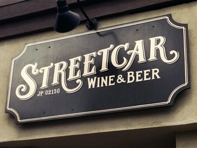 Dribbble - Streetcar Jp Cut by Richie Stewart — Designspiration Vintage Handpainted Sign, Glass Signage, Architecture Art Nouveau, Sign Painting Lettering, Shop Signage, Sign Image, Shop Sign Design, 강아지 그림, Sign Painting