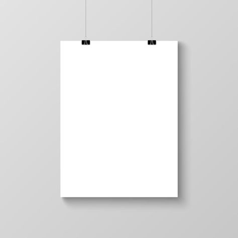 Realistic hanging blank poster template mockup Blank Poster Template, Poster Mockup Free, Blank Poster, Poster Mockup, Hanging Posters, Grey Walls, Free Mockup, Poster Template, Poster Wall