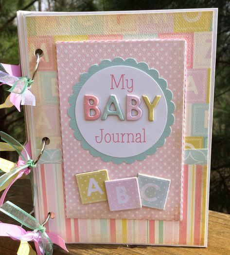 Artsy Albums Scrapbooking Kits and Custom Designed Scrapbook Albums by Traci Penrod: Kit Collection Scrapbook Baby Book Ideas, Pregnancy Scrapbook, Scrapbook Bebe, Bridal Shower Scrapbook, Baby Scrapbook Album, Baby Mini Album, Baby Scrapbook Pages, Scrapbook Cover