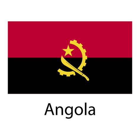 Angola national flag #AD , #SPONSORED, #Affiliate, #flag, #national, #Angola Angola Flag, Map Signs, Flags With Names, Mo Design, Flag Png, Electronic Media, Layout Template, Create T Shirt, National Flag