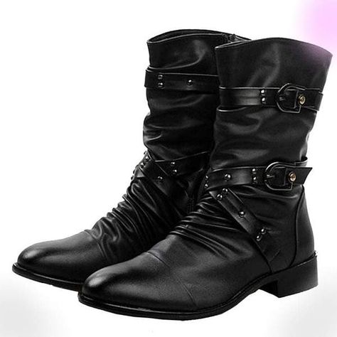 Products - Gothic Babe Co Black Punk Rock, Men Uniform, Mode Country, Steampunk Boots, Womens Tall Boots, Gothic Boots, Pu Boots, Black Punks, Style Steampunk