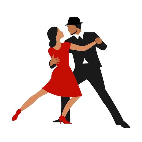 Dançarinos de tango. casal dançando tang... | Premium Vector #Freepik #vector #tango #danca-latina #danca-salao #dancarinos Tango Reference Drawing, Tango Dance Drawing Reference, Salsa Dance, Tango Dancing Reference, Tango Dance Aesthetic, Tango Drawing, Tango Illustration Dance, Dance Vector, Shading Drawing