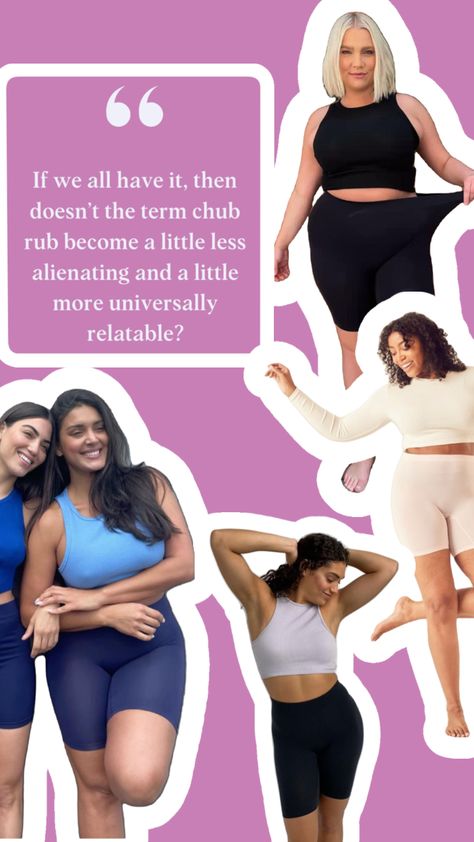 “Chub rub” isn’t a bad word. #ChubRub #ThighChafing #BodyConfidence #BodyPositivity #BodyNeutrality #ThighSociety Leg Rash, Inner Thigh Chafing, Thigh Rub, Thigh Chafing, Anti Chafing Shorts, Chub Rub, Some Inspirational Quotes, Body Confidence, Healthy Relationships