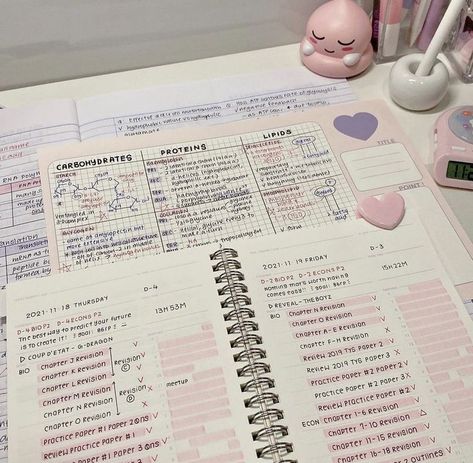 Romantizing Life Aesthetic Pink, Pink Study Aesthetic, Romanticize School, Studying Stationary, Pink Academia, Romanticizing School, Study Stationery, School Organization Notes, Study Board